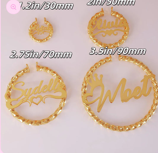Gametime  Hoop Eagles Earrings Processing Time 2 weeks