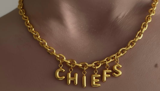 Rep Your Set" Customizable Chain Necklace