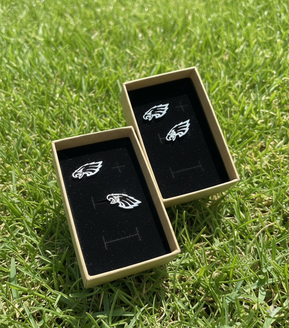 Go Birds 🦅🦅🦅Eagles Stud Earrings